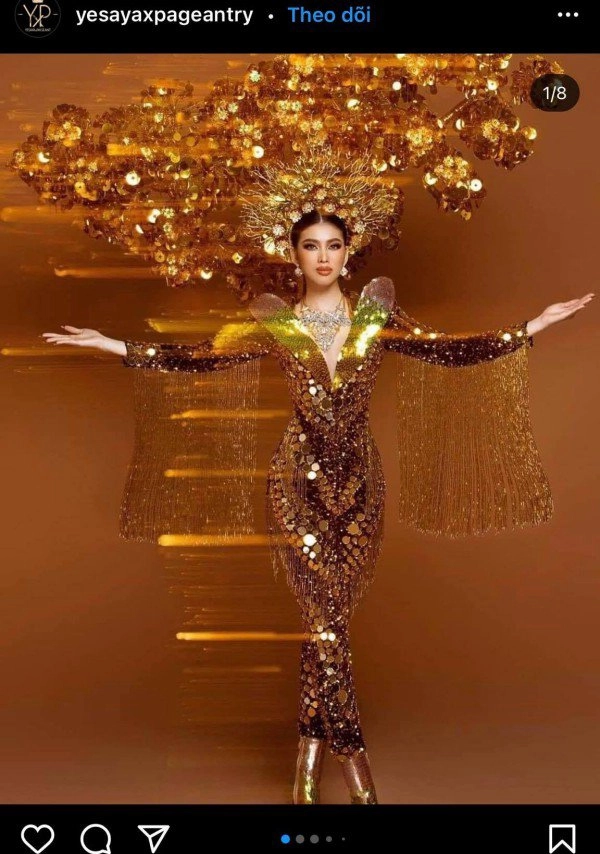Ngọc thảo diện trang phục lá ngọc cành vàng càn quét sân khấu quốc tế - 18