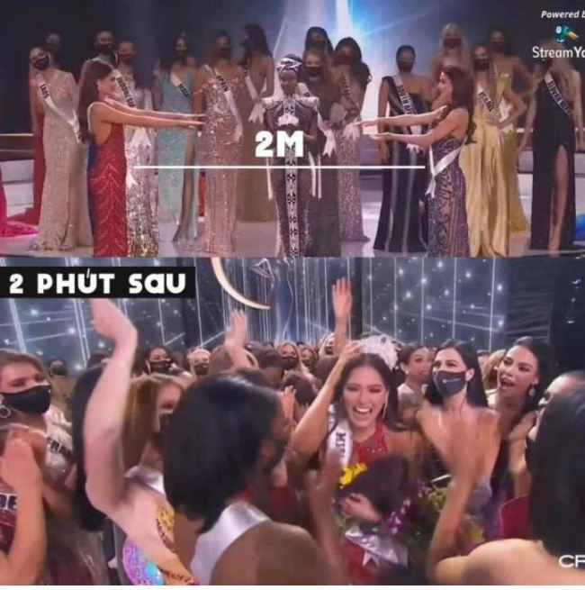 Những điểm trừ của miss universe thời dịch đáng tiếc cho khánh vân - 5