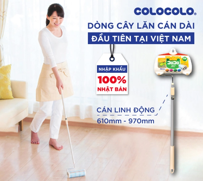 Ốc thanh vân chia sẻ bí quyết dọn nhà thảnh thơi cùng cây lăn bụi colocolo nhật bản - 4