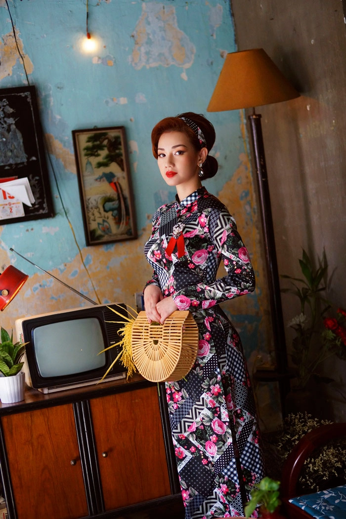 Quỳnh chi khoe nhan sắc gái một con với áo dài truyền thống - 6