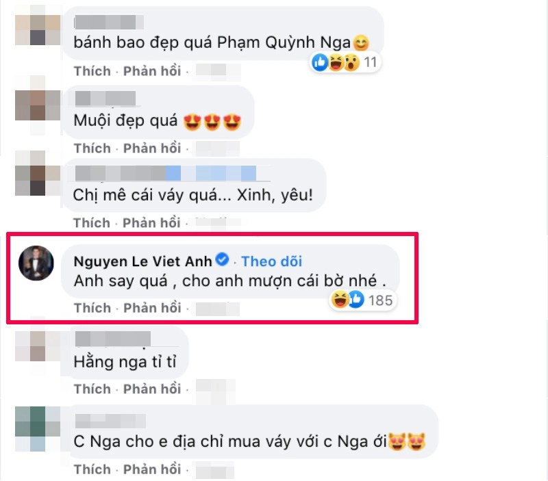 Quỳnh nga chốt sổ sinh nhật với chiếc đầm nhìn là biết hết việt anh cũng khen ngợi - 4