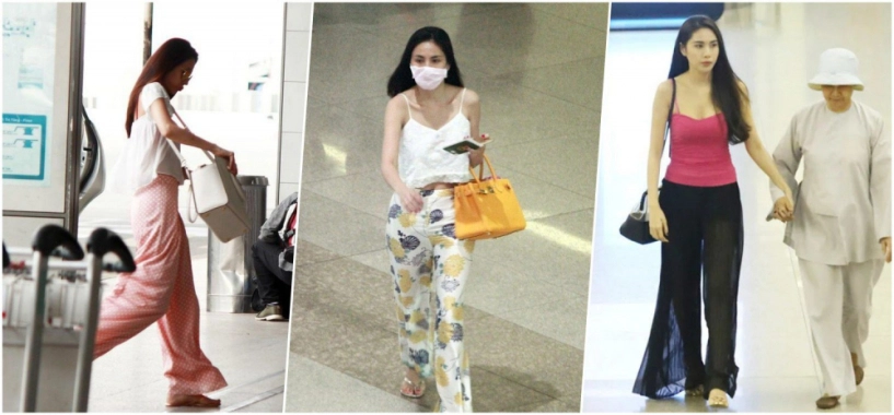 Ra sân bay ăn diện luộm thuộm khó tả lan ngọc chưa là gì so với hari won-thuỷ tiên - 3