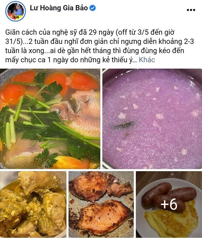 Sài gòn giãn cách lê phương bảo thy được chồng phục vụ lan khuê nấu 3 bữa tắm 4 lần - 10