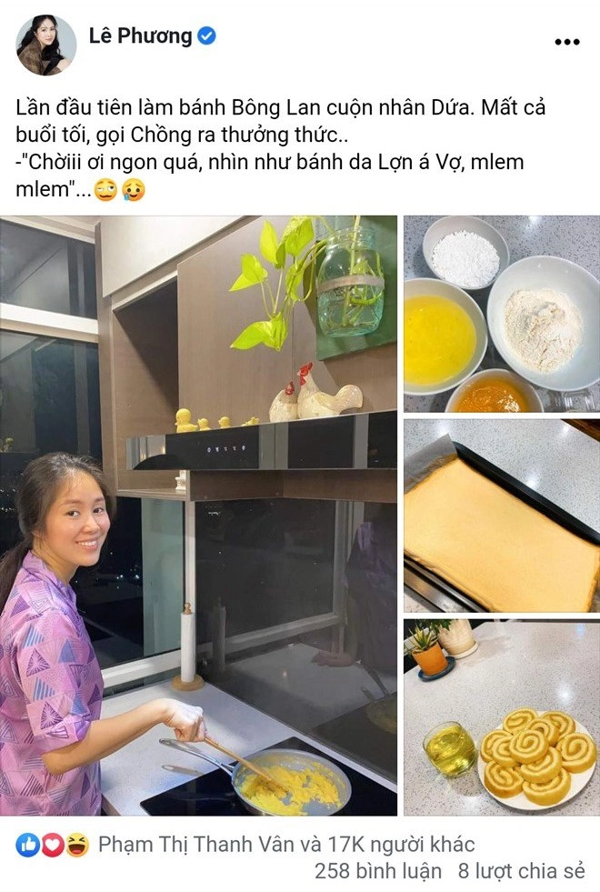 Sao vào bếp lê phương làm kem vải elsa và loạt đồ ăn mát lạnh hoang mang vì chồng troll - 6