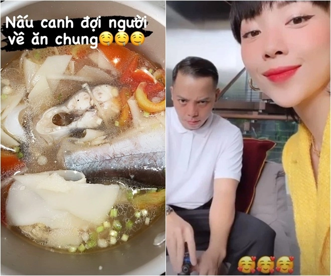 Sao vào bếp tóc tiên nấu canh cá măng chua đợi chồng về ăn còn mắc bệnh trình bày - 1