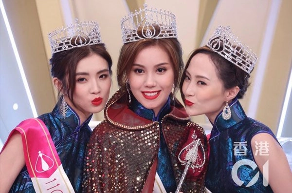 Tân hoa hậu hồng kông không bị phản đối vì nhan sắc xinh đẹp học thức cao - 1