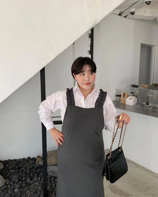 Tăng cân sau mấy ngày tết đây là những kiểu trang phục giúp nàng giấu bụng khi đi làm - 13