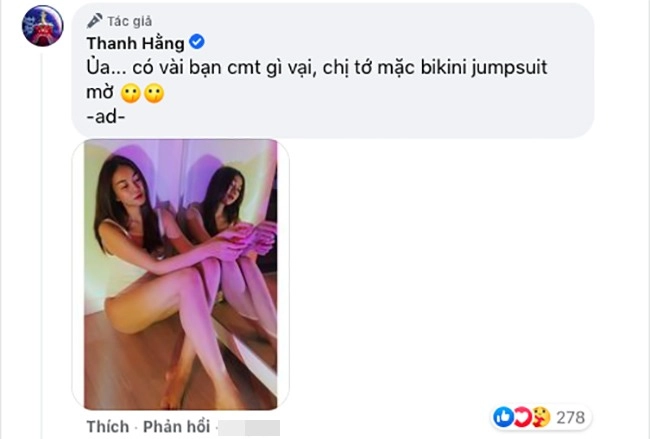 Thanh hằng hiếm hoi hở bạo fan thắc mắc không mặc quần à ekip vội vàng đính chính - 5