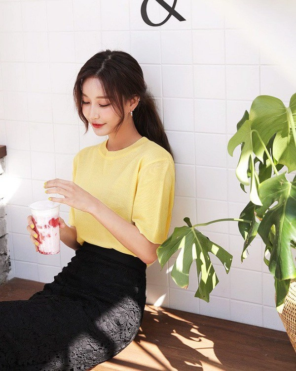 Thời tiết giao mùa chị em lưu 10 công thức diện đồ denim của hội gái hàn là chuẩn xinh - 11