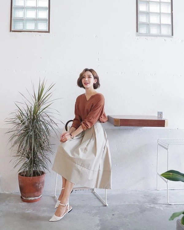 Thời tiết giao mùa chị em lưu 10 công thức diện đồ denim của hội gái hàn là chuẩn xinh - 13