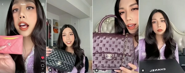 Tiktoker chuyển giới khoe cùng lúc hơn 10 chiếc túi gần một tỷ sang chảnh như sao hạng a - 8