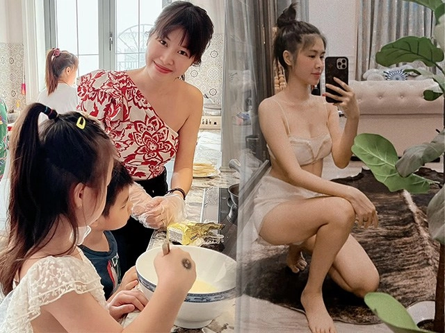 Từng bị chồng nhắc vì hớ hênh trên livestream vợ lê hoàng the men giờ gợi cảm theo cách riêng - 13