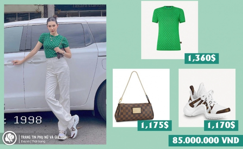 Từngbị chêmặc thảm cỏ thuý ngân nay diện áo xanh lá xinh ngất ngây bóc giá liền phỏng tay - 3