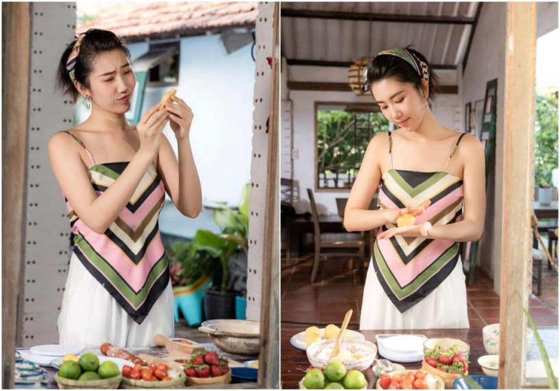 Từngbị chêmặc thảm cỏ thuý ngân nay diện áo xanh lá xinh ngất ngây bóc giá liền phỏng tay - 10