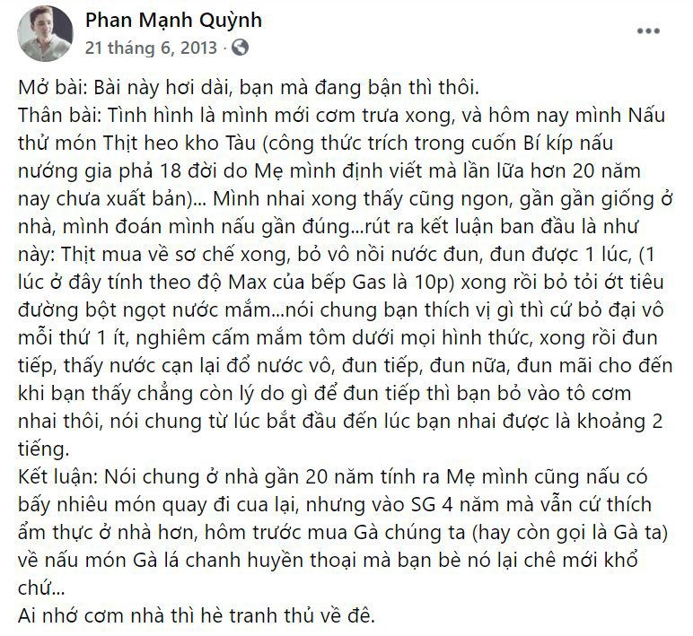 Vợ xinh làm bánh lời khen lên tận mây của phan mạnh quỳnh bị phê thật nực cười - 12