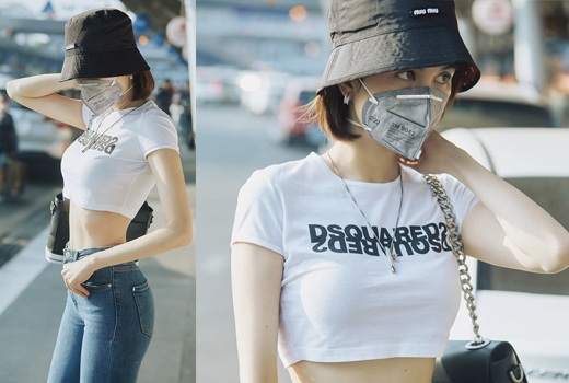 Chỉ nhìn cách lên đồ và lối trang điểm đoán tên sao khi đeo khẩu trang - 1