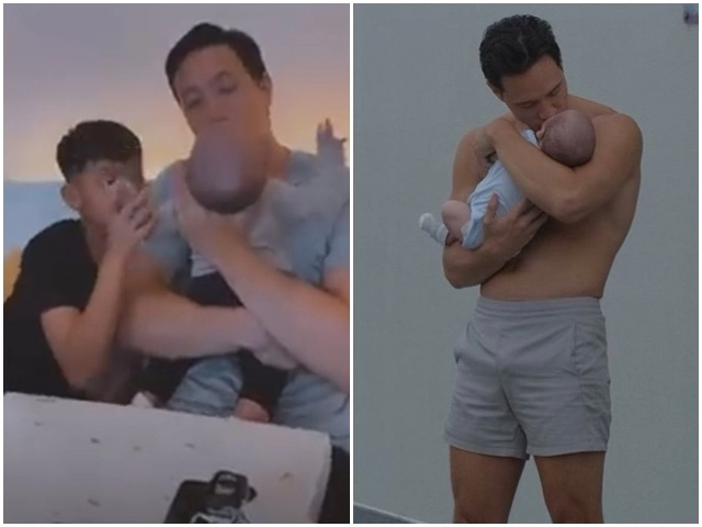 Con vừa ngủ mẹ trẻ giật mình vì hành động phá đám của chồng trong phòng - 2