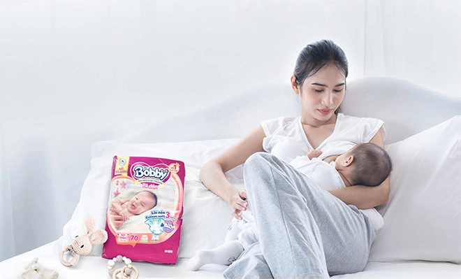 Cuộc cách mạng mềm mỏng đa chiều thấm hút bất ngờ gọi tên tã dán bobby lõi nén cotton-soft 3mm - 2