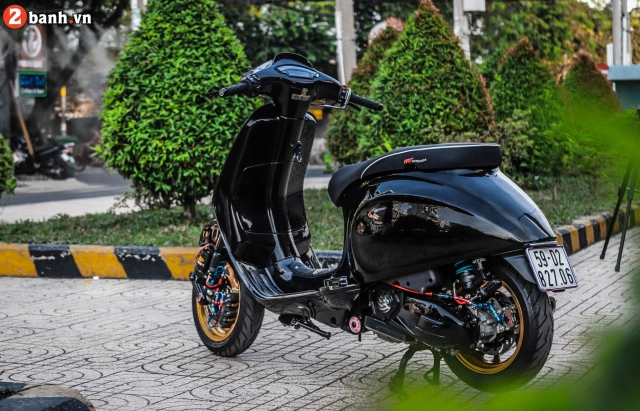 Chiếc vespa độ làm chao đảo cả giới chơi xe sài gòn - 4