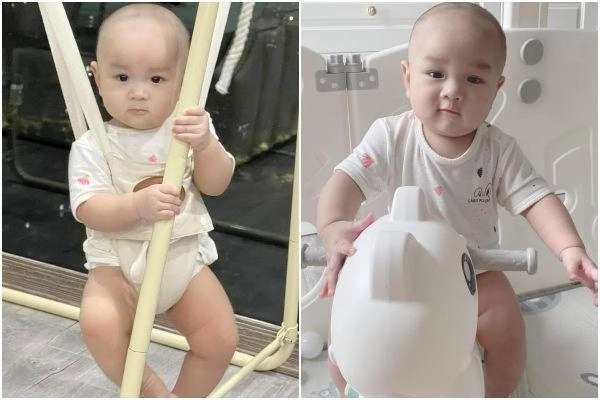 Con gái đàm vĩnh hưng đẻ xong tối mặt chăm con lo việc nhà khổ nhưng không dám kêu - 7