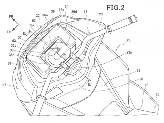 Honda ra mắt bằng sáng chế mới về túi khí air-bag dành cho xe máy - 4