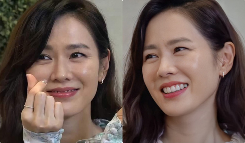Khi cười lộ đuôi mắt nhăn nhưng lão hóa còn lâu mới chạm tới khuôn ngực của son ye jin - 3
