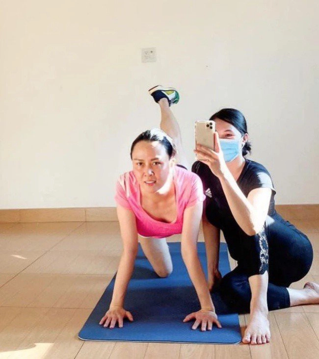 Người cũ sụt 10kg phượng chanel vẫn chăm chỉ luyện dáng cùng con gái ở phòng tập - 11
