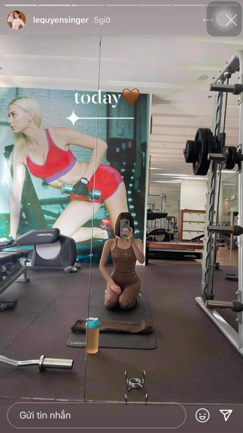 Tập cùng sao lệ quyên khoe eo khét lẹt với bikini nhờ chăm chỉ tập một động tác - 11