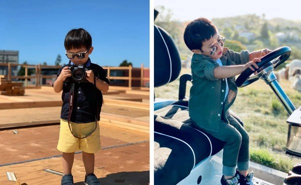 Thiếu gia việt 4 tuổi dạo chơi bằng phi cơ riêng cuộc sống đời thường còn sang chảnh hơn - 9