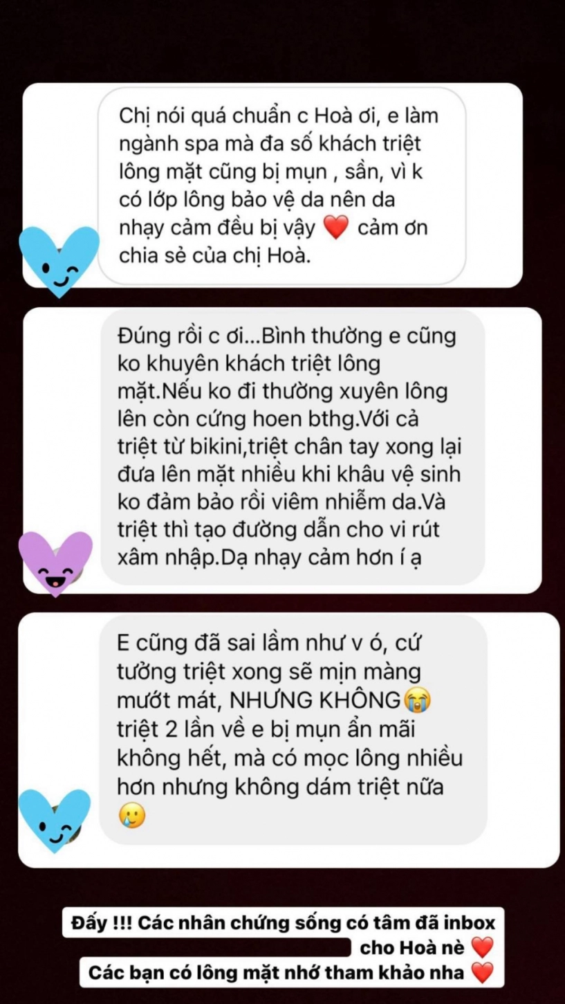 Triệt lông mặt ngờ đâu về nổi mụn hoà minzy review cực có tâm quá trình trị mụn tại gia - 2
