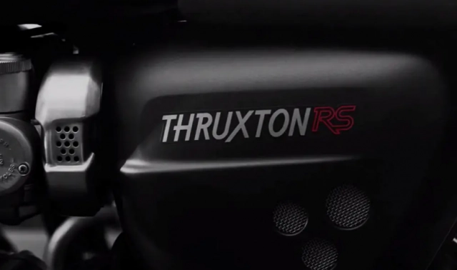 Triumph tiết lộ teaser ra mắt thruxton rs thế hệ mới - 1