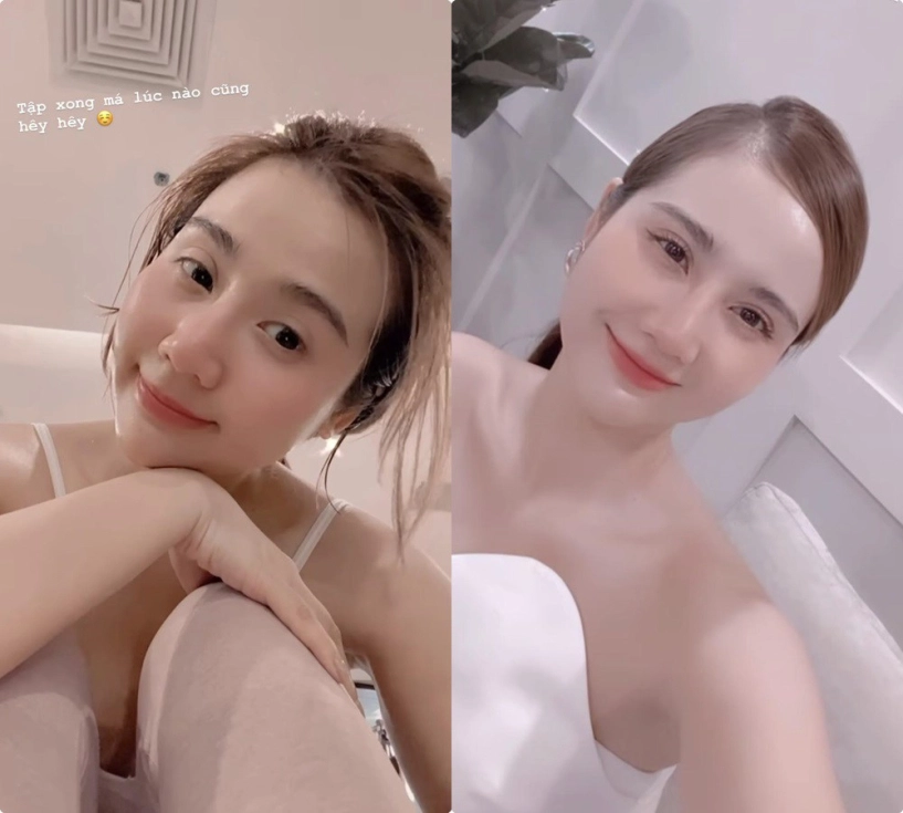 30 tuổi 1 mụn con mà mặt mộc của huyền lizzie vẫn xinh tươi ăn đứt gái 18 - 2