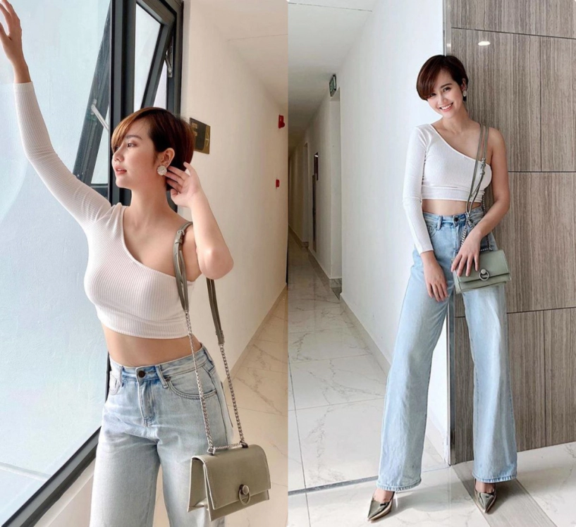 30 tuổi 1 mụn con mà mặt mộc của huyền lizzie vẫn xinh tươi ăn đứt gái 18 - 6