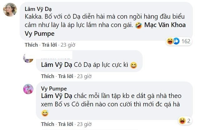 Bố danh hài nhưng mặt con tưởng đi đánh ghen mạc văn khoa vất vả dạy ái nữ tập cười - 3