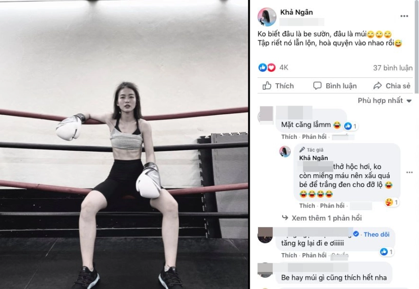 Khả ngân khoe khéo body đặc biệt vòng 3 ấn tượng hậu ốm đau tiêm chích rạc người - 5