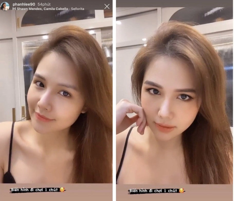 Khoe tài make-up sắc nét phanh lee hé lộ bí mật làn da mộc khi làm dâu hào môn - 5