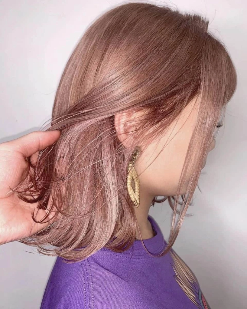 Làm mới bản thân mùa hè này nàng không nên bỏ qua những màu tóc nâu hồng đầy ấn tượng - 2