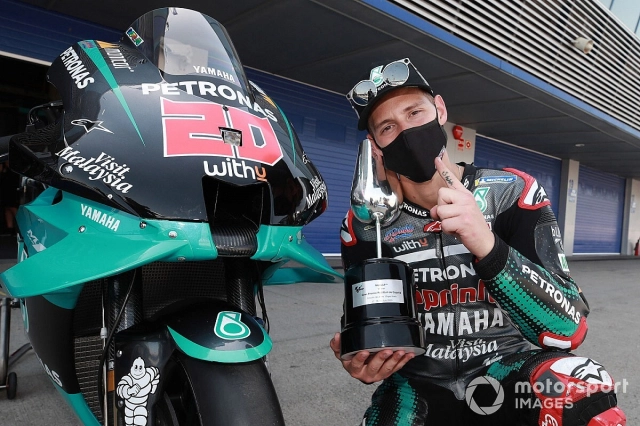 Quartararo dành chiến thắng motogp đầu tiên trong mùa giải 2020 - 1