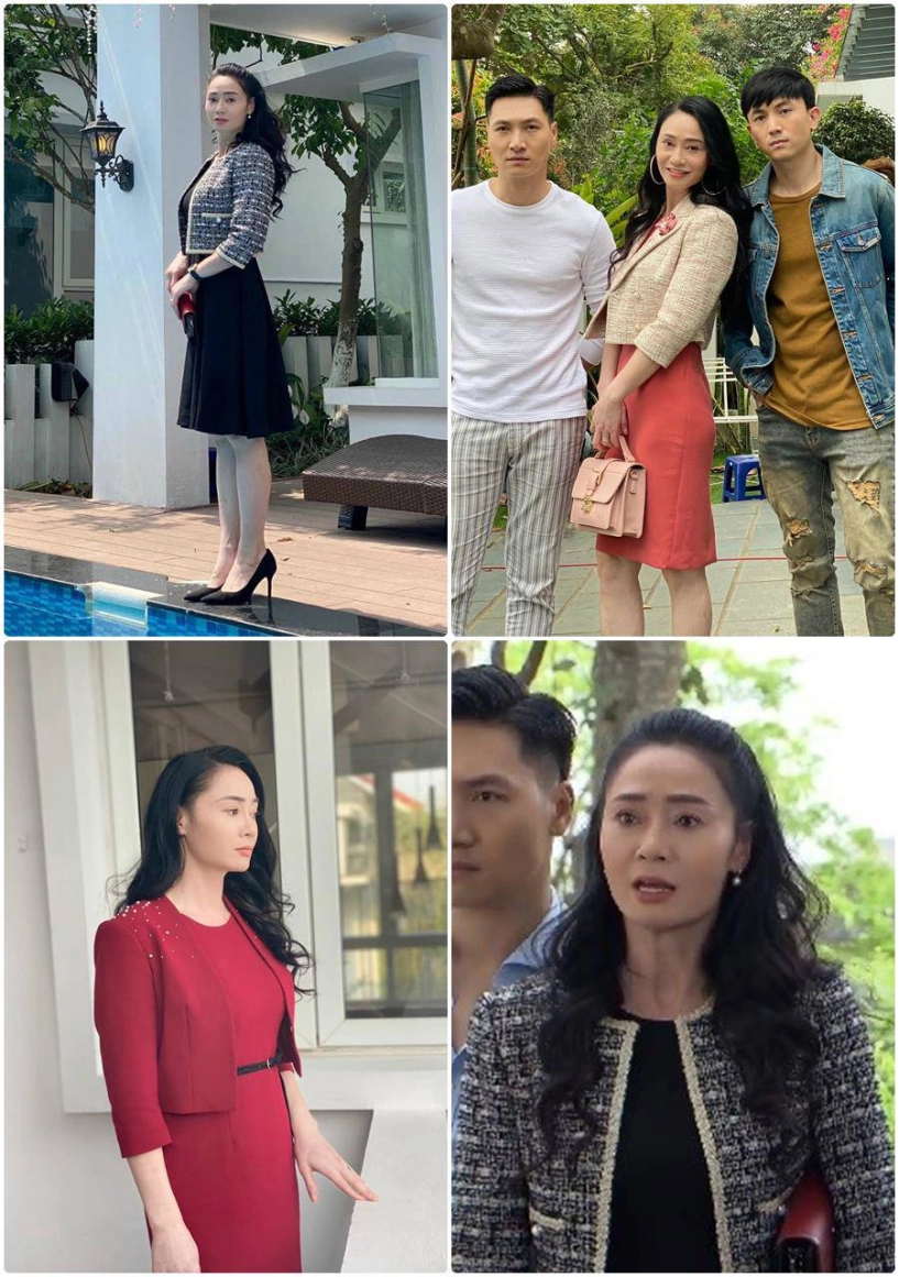 xả vai bà xuân hương vị tình thân u50 diện toàn item bốc lửa khoe thềm ngực lụa là - 1