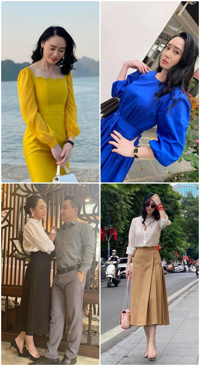 xả vai bà xuân hương vị tình thân u50 diện toàn item bốc lửa khoe thềm ngực lụa là - 2