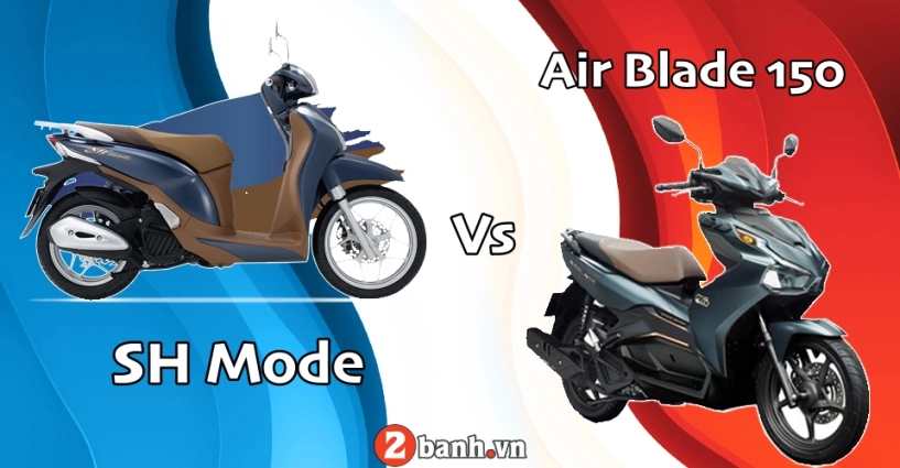 Airblade 150 và sh mode 125 trong cùng tầm giá thì nên chọn xe nào - 1