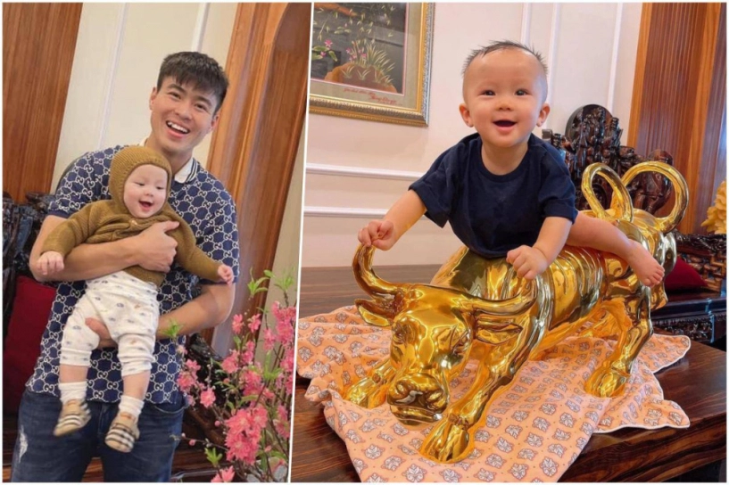 Con trai cầu thủ duy mạnh ăn diện ra dáng thiếu gia nguồn gốc bộ đồ liên quan thầy park - 2