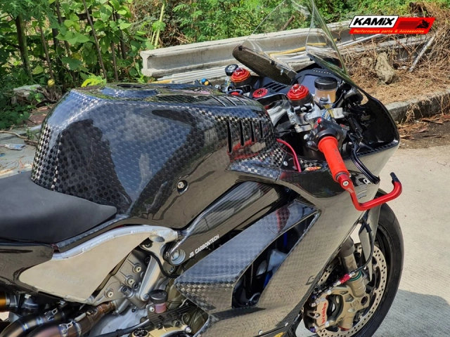 Ducati panigale v4 độ hoàn thiện trong diện mạo full áo carbon - 4