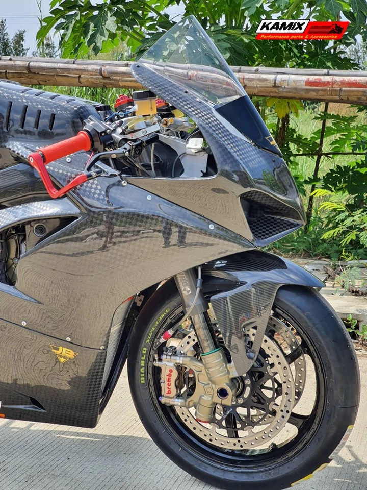 Ducati panigale v4 độ hoàn thiện trong diện mạo full áo carbon - 5