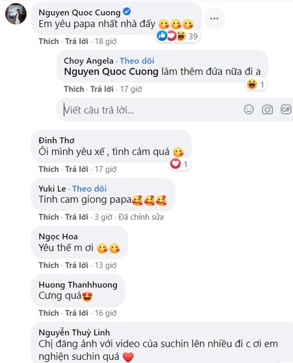 Được con gái thơm cường đôla làm liều xin miếng nữa nhưng bé có phản ứng đáng yêu - 5