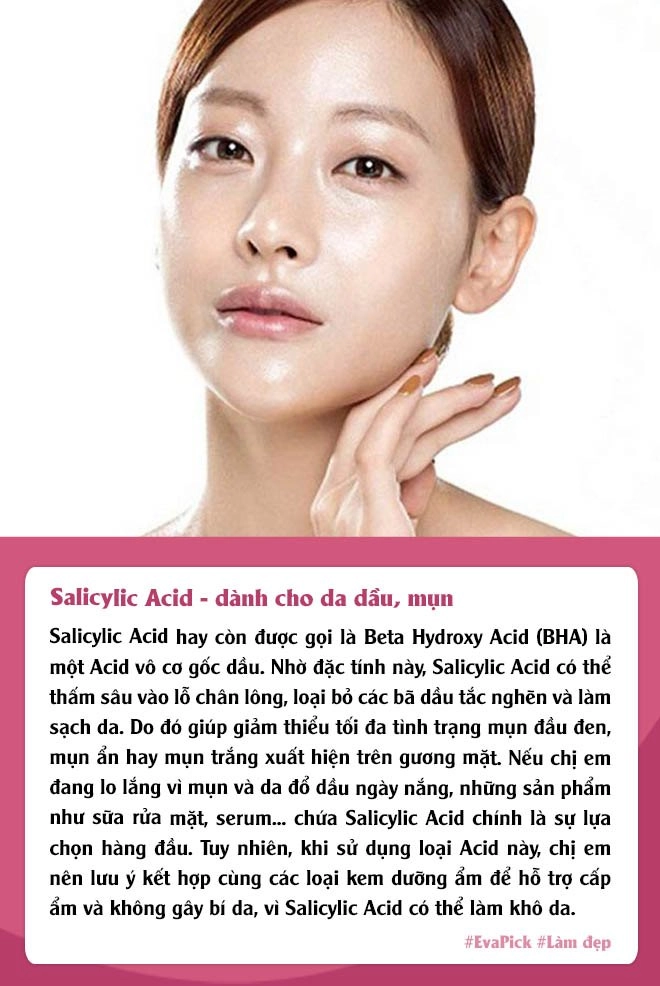 Eva pick tưởng là chất độctàn phá dung nhannhưng càng dùng 9 loại acid nàyda lại càng đẹp - 2