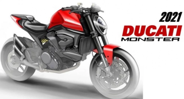 Hé lộ ducati monster 937 2021 lần đầu sử dụng khung nhôm - 7