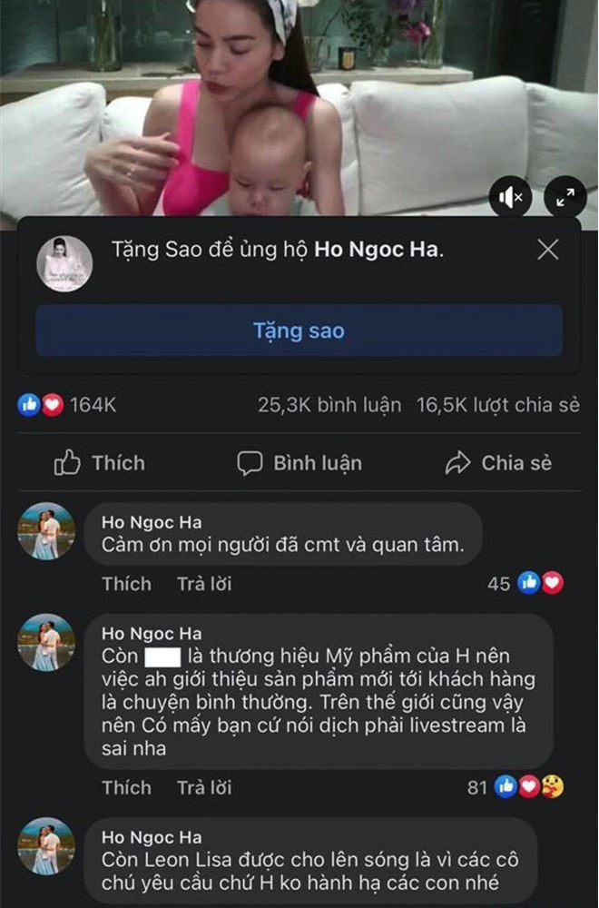 Hồ ngọc hà phân trần cho cặp song sinh quay quảng cáo từ bé và số tiền kiếm được - 7