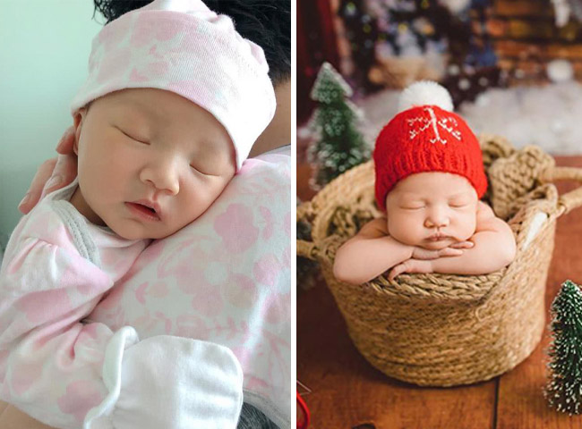 Hoa hậu 1m75 sinh con gái quá xinh với chồng lùn- xấu đẻ tiếp bé thứ 2 và kết quả - 6