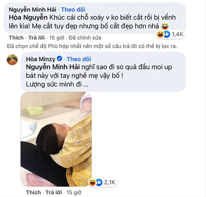 Hoà minzy cắt tóc con quý tử miền tây hoá dân chơi chồng thiếu gia ở úc liền phản ứng - 5